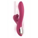 Vibrador do tipo Rabbit vem para atender a todos os teus desejos! Combina uma parte principal, que é flexível e possui uma curvatura que naturalmente o leva ao ponto G; com um massageador de clitóris totalmente fora do c