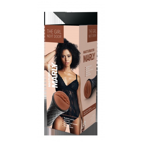 Masturbador com texturas super macias e realistas no interior para sensações emocionantes. Marly é a garota da porta ao lado que te excita! Feita de TPE de longa duração e sensação real, Marly tem uma vagina extensível e