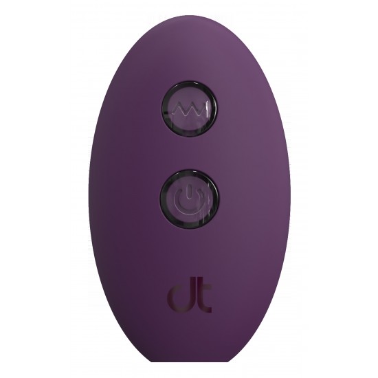 Vibrador anal com controle remoto sem fio. Este vibrador anal Glam possui vibrações potentes em 3 velocidades e 7 ritmos. Pode ser usado no chuveiro, é feito de materiais seguros para o corpo e recarregável com o cabo US