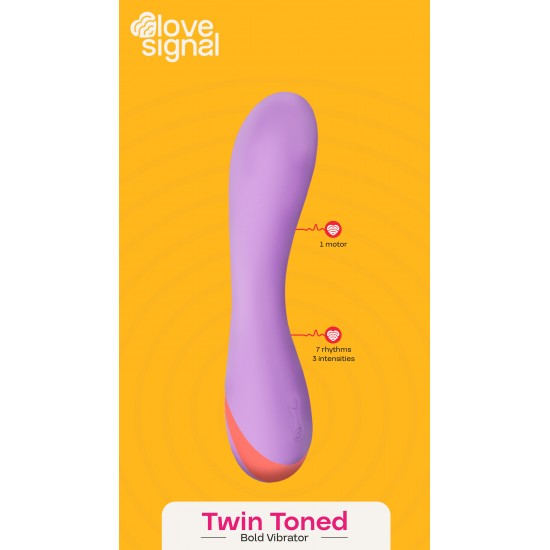 O vibrador Twin Toned da coleção Love Signal da Dreamtoys é um brinquedo ousado e confiante, projetado para proporcionar prazer versátil. Seu formato robusto e ergonômico oferece estimulação satisfatória, enquanto um úni