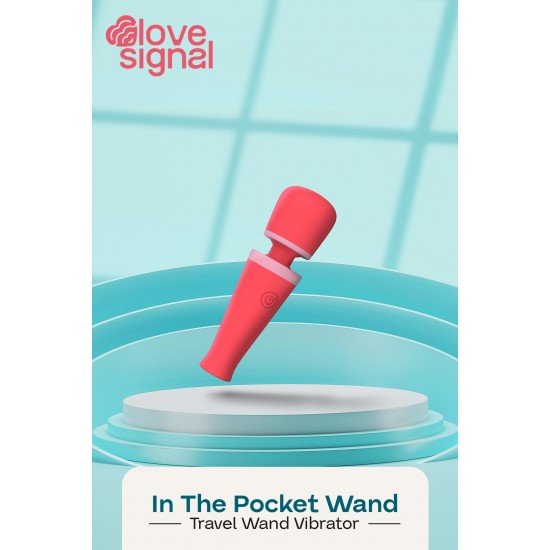 O vibrador portátil In The Pocket Wand da coleção Love Signal da Dreamtoys oferece vibrações potentes em um design compacto, perfeito para viagens. Apesar do tamanho discreto, este vibrador proporciona uma gama completa