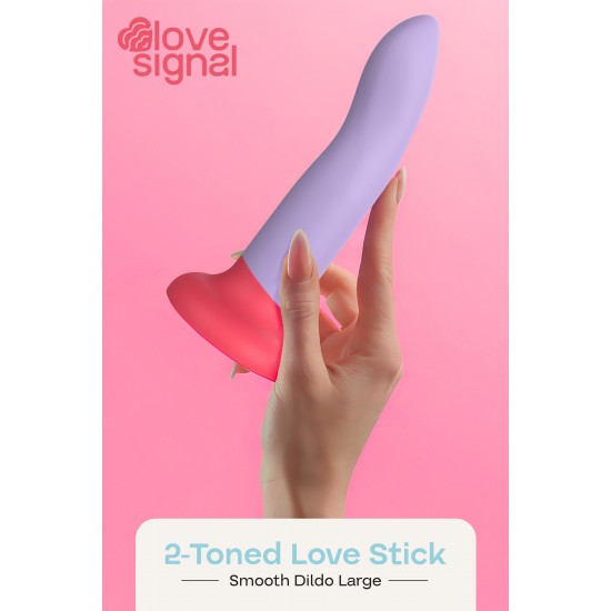 O Love Stick Grande de Duas Cores da coleção Love Signal da Dreamtoys é o mais ousado da linha, projetado para exploração profunda e prazer suave e deslizante. Seu comprimento generoso e formato fino e sem costuras propo