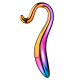 O dildo elegante tem uma cauda encaracolada e uma ponta afilada. Com seu formato liso e comprimento total de 18 cm é um brinquedo maravilhoso que pode ser usado de várias formas para estimulação externa e interna.&n