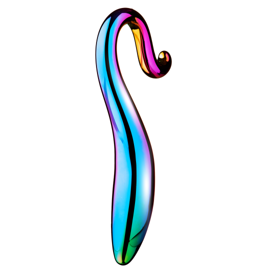 O dildo elegante tem uma cauda encaracolada e uma ponta afilada. Com seu formato liso e comprimento total de 18 cm é um brinquedo maravilhoso que pode ser usado de várias formas para estimulação externa e interna.&n
