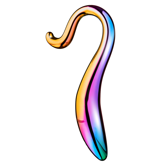 O dildo elegante tem uma cauda encaracolada e uma ponta afilada. Com seu formato liso e comprimento total de 18 cm é um brinquedo maravilhoso que pode ser usado de várias formas para estimulação externa e interna.&n