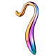 O dildo elegante tem uma cauda encaracolada e uma ponta afilada. Com seu formato liso e comprimento total de 18 cm é um brinquedo maravilhoso que pode ser usado de várias formas para estimulação externa e interna.&n