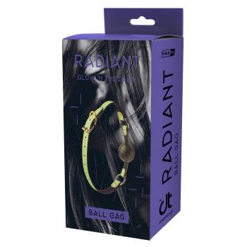 RADIANT BALL GAG GLOW IN THE DARK GREEN