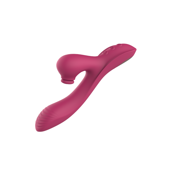 VIBRADOR ESSENTIALS DUAL G-SPOT Vibrador do tipo Rabbit vem para atender a todos os teus desejos! Combina uma parte principal, que é flexível e possui uma curvatura que naturalmente o leva ao ponto G; com um massageador de clitóris totalmente fora do c