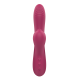 Vibrador do tipo Rabbit vem para atender a todos os teus desejos! Combina uma parte principal, que é flexível e possui uma curvatura que naturalmente o leva ao ponto G; com um massageador de clitóris totalmente fora do c