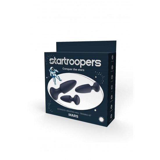 Nova linha de vibradores anais STARTROOPERS da Dream Toys convida a explorar o desconhecido. Para além da fronteira final vais encontrar MARS, kit com três vibradores anais do tipo plug, para te acompanhar nesta viagem d