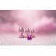 GLEAMING LOVE PEARL PINK PLUG SET A coleção Gleaming Love apresenta este conjunto de plug anais com acabamento em pérola rosa em 3 tamanhos, cada um com uma pedra preciosa. Feitos de alumínio leve e suave e sem costura, esses brinquedos de prazer são fác