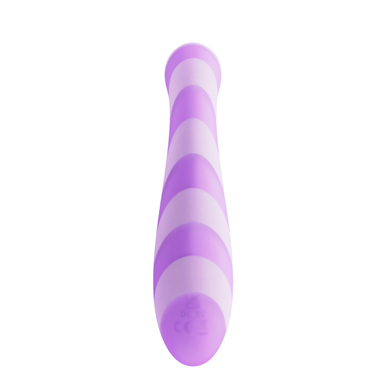 Apresentamos o Vibrador Ponto G Purple Pleasure, da fascinante coleção Glitz — o seu parceiro perfeito para uma jornada mágica de prazer e autodescoberta. Este vibrador para ponto G, com design elegante, é feito sob medi