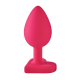 O Plug Anal Heart Plug Small da coleção Love Signal da Dreamtoys é um plug anal ideal para iniciantes, projetado para uma exploração confortável e confiante. Sua superfície de silicone macia e suave, aliada ao formato pe