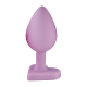 O Plug Anal Heart Plug Medium da coleção Love Signal da Dreamtoys é um plug anal confortável e ideal para iniciantes, projetado para treinamento e exploração gradual. Sua superfície de silicone macia e segura para o corp