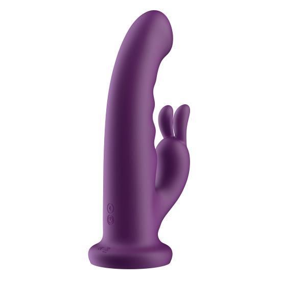 O Bold Sage é um vibrador em formato de coelho com controle remoto avançado, projetado para estimulação interna e externa combinadas. Com dois motores e uma haste rotativa com textura canelada, o Sage oferece desempenho