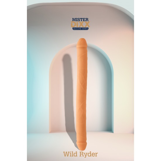 Wild Ryder é um dildo duplo de silicone ultrarrealista de 38 cm, projetado para clientes que buscam experiências compartilhadas, desempenho realista e materiais de alta qualidade. Fabricado em silicone macio e seguro par