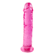 O Bubble Pop da coleção Bubblegum Blast é uma adição colorida e divertida a qualquer sortimento de produtos adultos. Medindo 18 cm, este dildo semitransparente é feito de TPE macio com um tom rosa vibrante que se destaca
