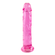 O Bubble Pop da coleção Bubblegum Blast é uma adição colorida e divertida a qualquer sortimento de produtos adultos. Medindo 18 cm, este dildo semitransparente é feito de TPE macio com um tom rosa vibrante que se destaca