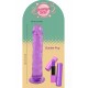 O Bubble Pop da coleção Bubblegum Blast é uma adição colorida e divertida a qualquer sortimento de produtos adultos. Medindo 18 cm, este dildo semitransparente é feito de TPE macio com um tom roxo vibrante que se destaca