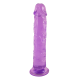 O Bubble Pop da coleção Bubblegum Blast é uma adição colorida e divertida a qualquer sortimento de produtos adultos. Medindo 18 cm, este dildo semitransparente é feito de TPE macio com um tom roxo vibrante que se destaca