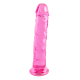 Candy Kelly, da coleção Bubblegum Blast, é uma adição colorida e divertida a qualquer sortimento de produtos adultos. Com 19 cm, este dildo semitransparente é feito de TPE macio em um tom rosa vibrante que chama a atençã