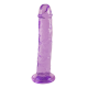 Candy Kelly, da coleção Bubblegum Blast, é uma adição colorida e divertida a qualquer sortimento de produtos adultos. Com 19 cm, este dildo semitransparente é feito de TPE macio com um tom roxo vibrante que se destaca im