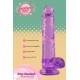 O Pop Rocket da coleção Bubblegum Blast é uma adição colorida e divertida a qualquer sortimento de produtos adultos. Medindo 17 cm, este dildo semitransparente é feito de TPE macio com um tom roxo vibrante que se destaca