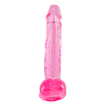 BUBBLEGUM BLAST FUNKY FIZZ PINK CLASSIC JELLY 7,5 INCH DILDO