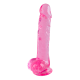 O Candy Twist da coleção Bubblegum Blast é uma adição colorida e divertida a qualquer sortimento de produtos adultos. Medindo 24 cm, este dildo semitransparente é feito de TPE macio com um tom rosa vibrante que se destac