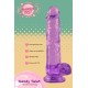 O Candy Twist da coleção Bubblegum Blast é uma adição colorida e divertida a qualquer sortimento de produtos adultos. Medindo 24 cm, este dldo semitransparente é feito de TPE macio com um tom roxo vibrante que se destaca