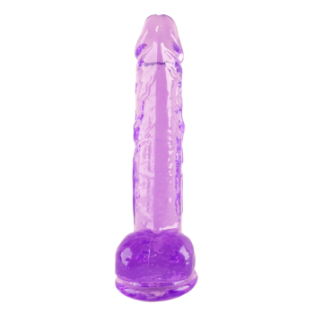 BUBBLEGUM BLAST CANDY TWIST PURPLE CLASSIC JELLY 9,4 INCH DILDO