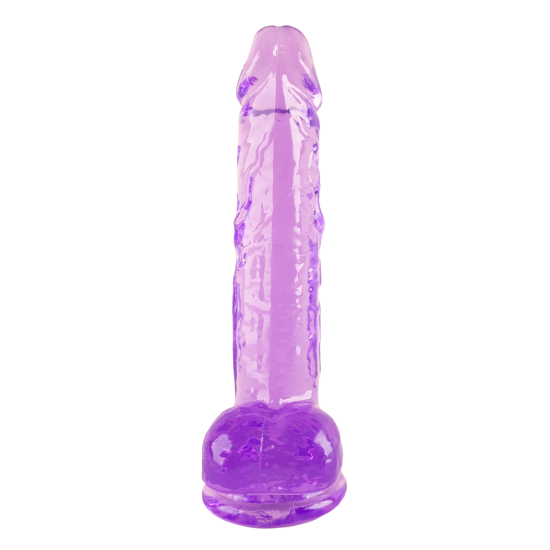 O Candy Twist da coleção Bubblegum Blast é uma adição colorida e divertida a qualquer sortimento de produtos adultos. Medindo 24 cm, este dldo semitransparente é feito de TPE macio com um tom roxo vibrante que se destaca