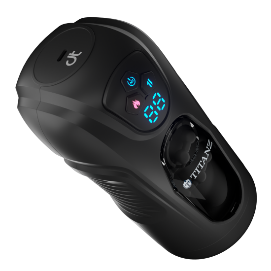 O Titanz Ultimate Heat & Thrusting Machine é um vibrador automático de alto desempenho, projetado para combinar tecnologia de aquecimento, movimentos de penetração potentes e vibração personalizável em um único dispo