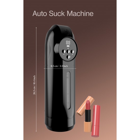 O Auto Suck Machine é um masturbador automático recarregável projetado para proporcionar prazer personalizado, combinando tecnologia de sucção avançada com vibração integrada. Pensado para desempenho e facilidade de uso,