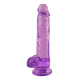 O Candy Twist da coleção Bubblegum Blast é uma adição colorida e divertida a qualquer sortimento de produtos adultos. Medindo 24 cm, este dldo semitransparente é feito de TPE macio com um tom roxo vibrante que se destaca