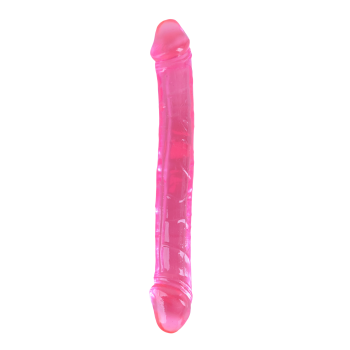 BUBBLEGUM BLAST LOLLIPOP LOOP PINK CLASSIC JELLY 9,8 INCH DOUBLE DONG