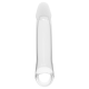 A extensão transparente do pênis do Ramrod proporciona maior comprimento e circunferência, além de excitação visual. A manga confortável e flexível é feita de TPE inodoro e seguro para o corpo. Comprimento total 23,6 cmA