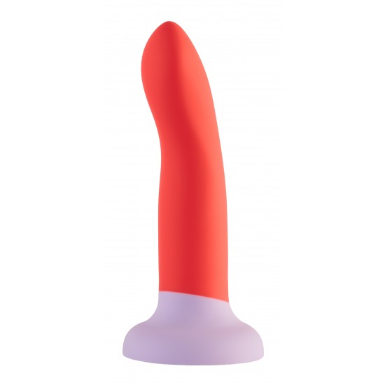 O Love Stick Médio de Duas Cores da coleção Love Signal da Dreamtoys é um vibrador de silicone elegante e sem vibração, projetado para puro prazer descomplicado. Com base na versão menor, oferece comprimento e circunferê