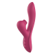 VIBRADOR ESSENTIALS DUAL G-SPOT Vibrador do tipo Rabbit vem para atender a todos os teus desejos! Combina uma parte principal, que é flexível e possui uma curvatura que naturalmente o leva ao ponto G; com um massageador de clitóris totalmente fora do c