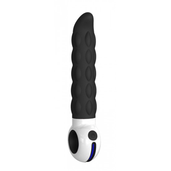 Pegue no anel e coloque a ponta no seu G-spot Feito em silicone super macio para maior flexibilidade e conforto Luz Led sensual sincroniza com a vibração Conveniente e confortável manuseio com um controle de dedo Sete