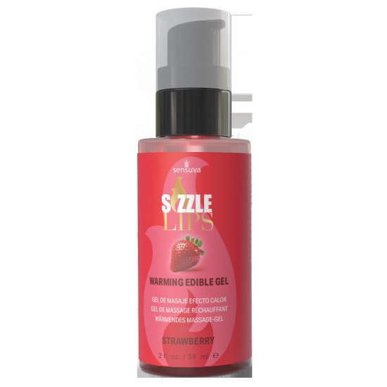 Faça seu parceiro corar com Sizzle Lips, o Gel Aquecedor Comestível que fica quente quando você sopra nele. Massaje em uma pequena área do corpo, sopre para esquentar e então beije e lamba tudo. Quanto mais você esfrega,