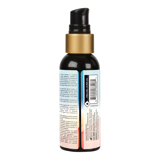 O lubrificante íntimo natural à base de água com sabor da Sensuva é um produto limpo e de alta qualidade que proporciona uma sensação muito semelhante à lubrificação natural do corpo. Feito com ingredientes saudáveis ​​e
