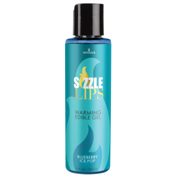 SENSUVA SIZZLE LIPS WARMING GEL BLUEBERRY ICE POP 125ML