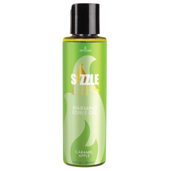 SENSUVA SIZZLE LIPS WARMING GEL CARAMEL APPLE 125ML