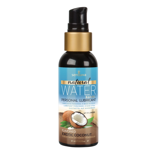 SENSUVA Lubrificante Pessoal Natural à Base de Água Exótico Coco 57ml 57ML A Fórmula Natural Saborizada à Base de Água da Sensuva é um lubrificante pessoal limpo e de alta qualidade que parece o mais próximo da sua própria lubrificação natural. Feito com ingredientes saudáveis e seguros para