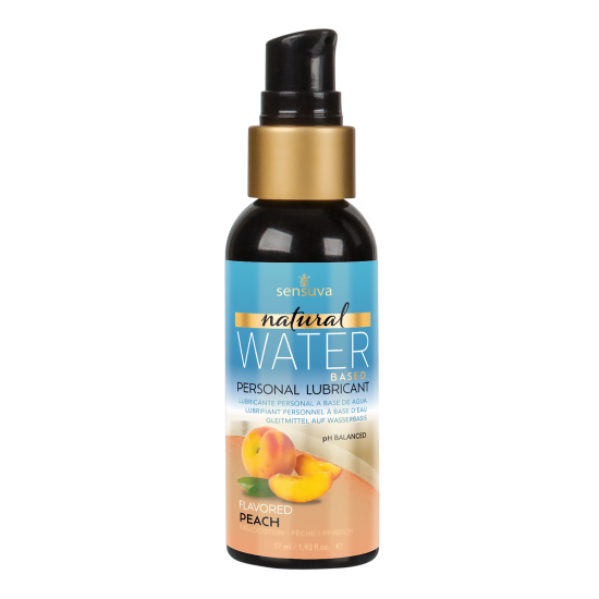 O lubrificante íntimo natural à base de água com sabor da Sensuva é um produto limpo e de alta qualidade que proporciona uma sensação muito semelhante à lubrificação natural do corpo. Feito com ingredientes saudáveis ​​e