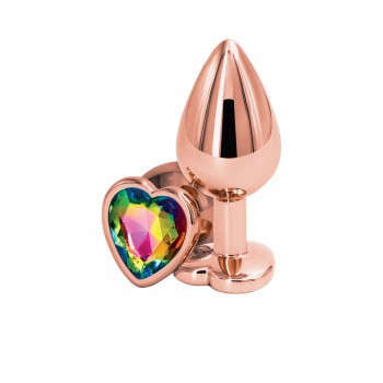 REAR ASSETS ROSE GOLD HEART M RAINBOW