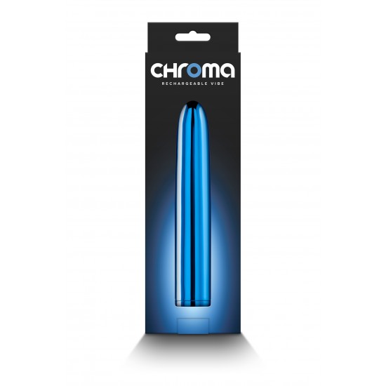 Construído em plástico ABS premium, o clássico vibrador de 7” da Chroma é reimaginado como uma maravilha recarregável. Elegante e poderoso, a intensidade do Chroma é facilmente controlada e possui várias velocidades