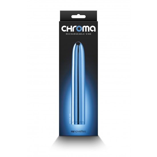 Construído em plástico ABS premium, o clássico vibrador de 7” da Chroma é reimaginado como uma maravilha recarregável. Elegante e poderoso, a intensidade do Chroma é facilmente controlada e possui várias velocidades