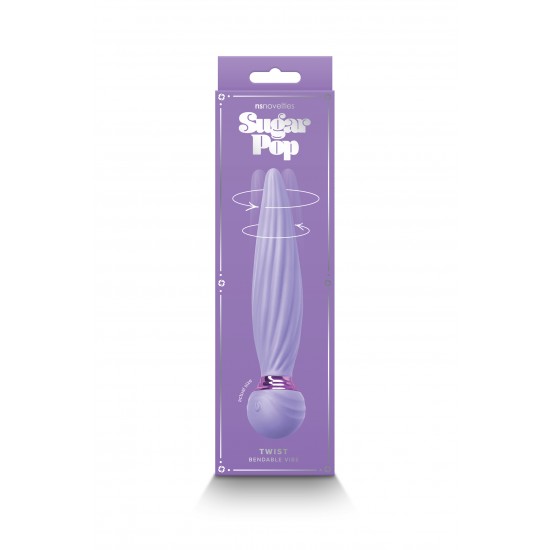 O Twist do Sugar Pop apresenta um eixo giratório e vibrações estrondosas. Envolto em silicone macio, a tecnologia inovadora do Sugar Pop Twist oferece um desempenho digno de palco. Resistente à água, recarregáv